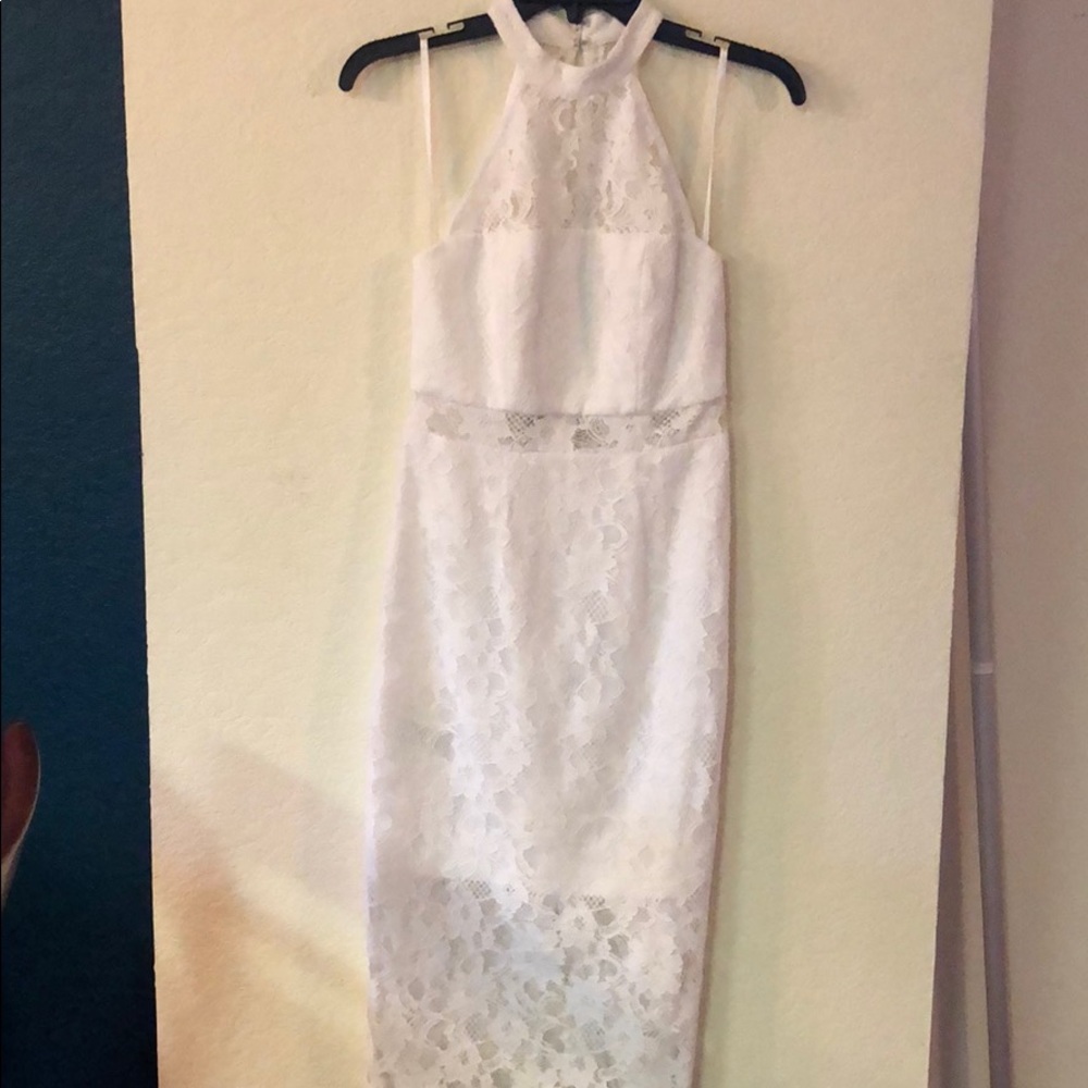 NWT BCBG White Dress